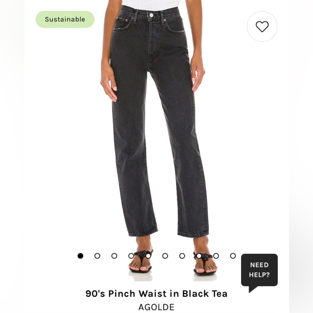 NWT Agolde 90s Pinch Waist Jeans Size 23